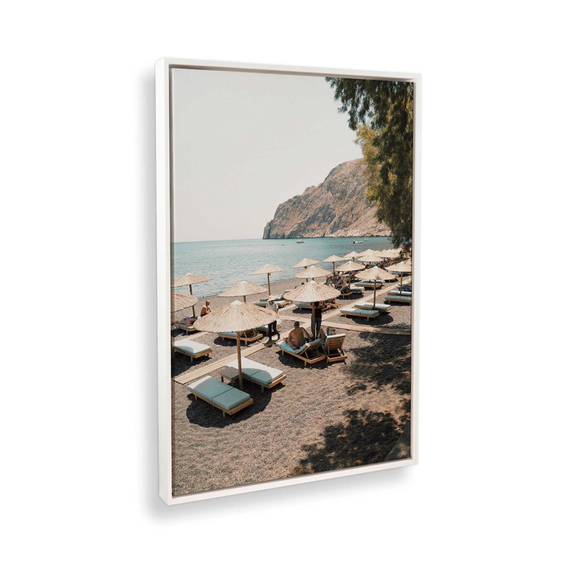 Soleil et ombre, reproduction sur toile, H 18,75 po x l 12,75 po x P 1,75 po, Cadre flottant blanc opaque