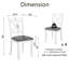 Ensemble de chaises de salle à manger pour 4-1086469032-1086469039