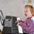 61 Keys Piano Keyboard With Bench , Learning Keyboard Piano For Beginners, Meks-700 Electric Piano Keyboard With Lighted Up Keys