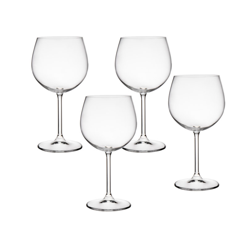 Méridienne 19 oz. Verre à vin en cristal tout usage, Transparent