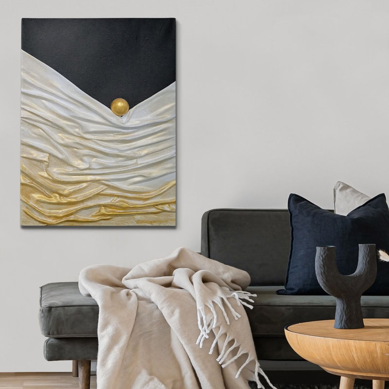 Peinture à l'huile décorative, 27.56" H x 39.37" W x 1" D