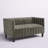 Flared Arm Settee Sofa-1737712239