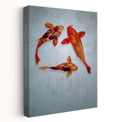3 amis - animaux, art de poisson