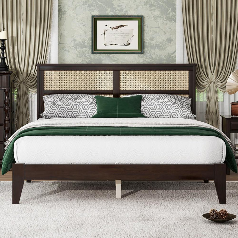 Queen Size Bed (Espresso)
