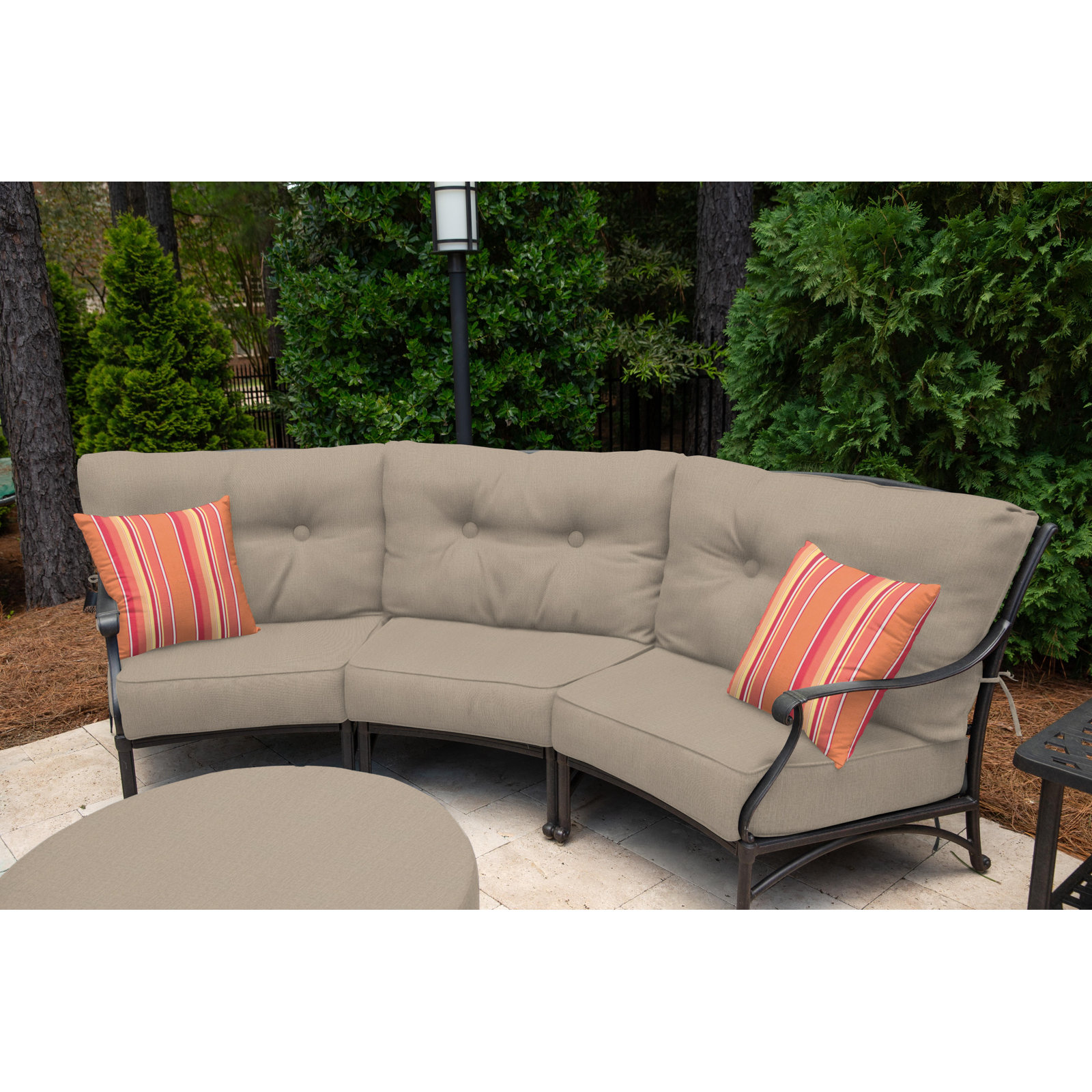  Outdoor Square Pillow Cover & Insert, 20"H x 20"W, Dolce Mango Sunbrella®
