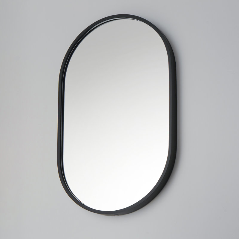 Elisse-LED Mirror, 32" x 20", Black
