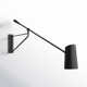 Eros Single Light Steel Dimmable LED Swing Arm Sconce