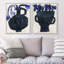 Indigo Vases Set Set by Oliver Gal-1663936923-1826241399