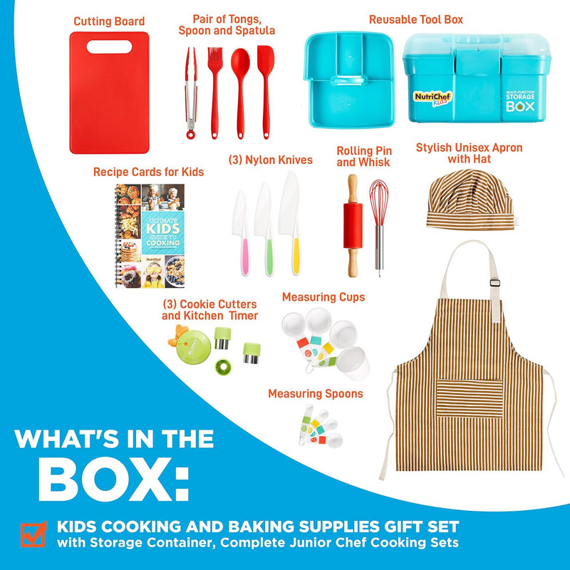 Ensemble-cadeau pour enfants avec articles de cuisine