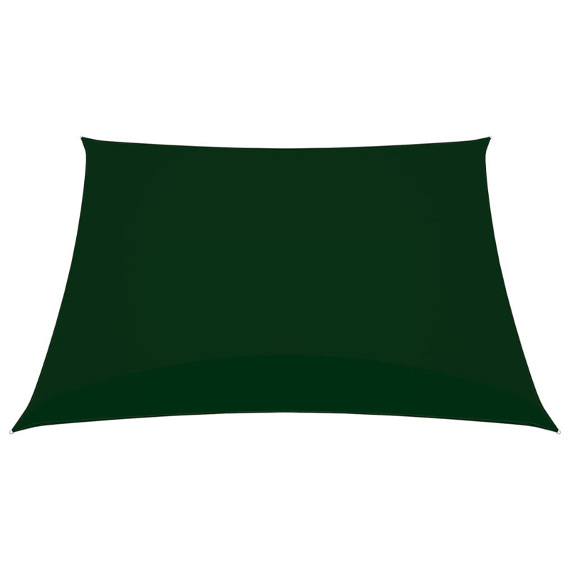 Aadrit 3.6m x 3.6m Square Shade Sail, Dark Green