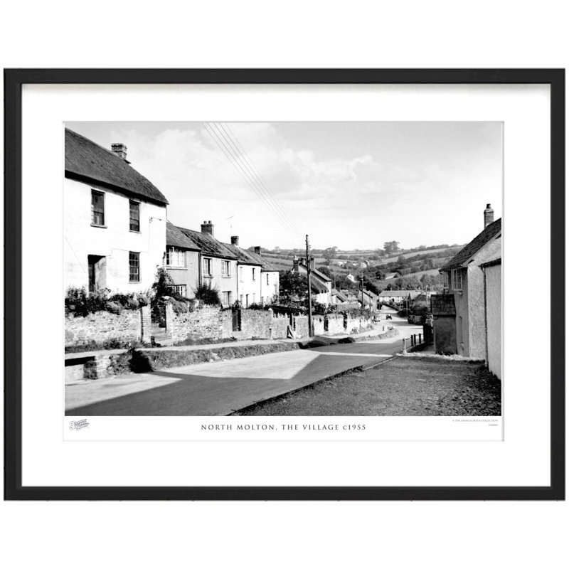 North Molton, The Village C1955 by Francis Frith - Single Picture Frame Print, 45cm H x 60cm W x 2.3cm D