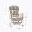 Fauteuil berçant gris Teddy