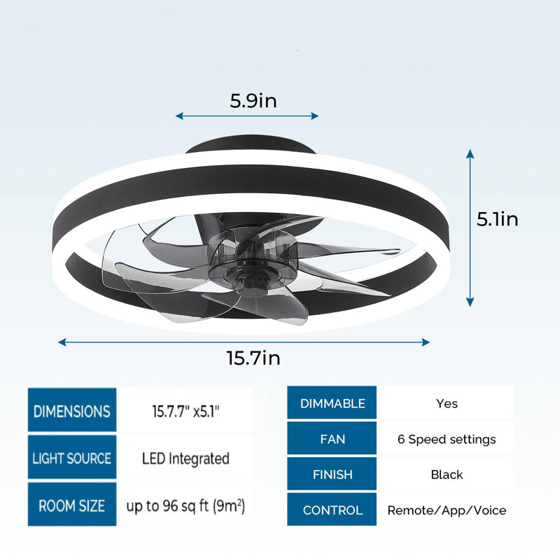 Ceiling Fan with LED Lights