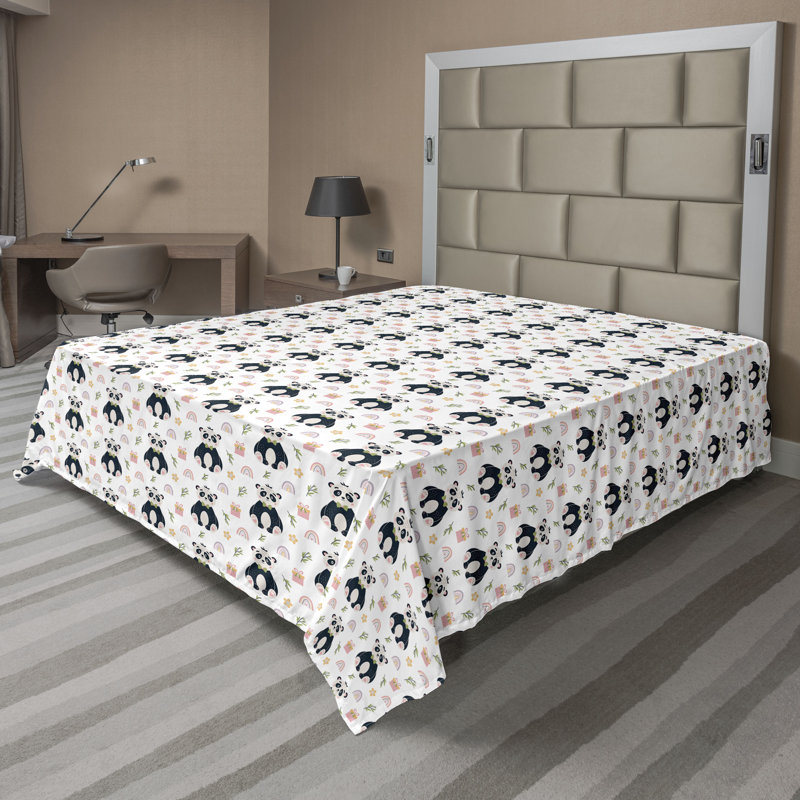 Dessus de chat Ambesonne, Drap plat de taille très grand