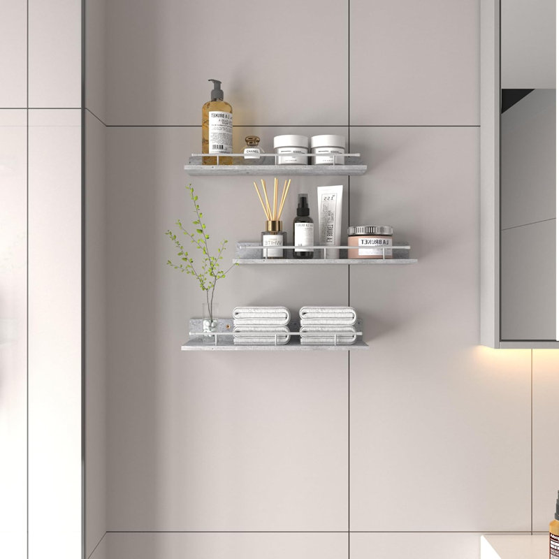 Tablettes flottantes pour salle de bain