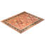 Tapis unique noué à la main orange / noir / beige 12 pi x 14 pi 5 po
