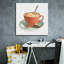 Art mural sur toile  «Wake Me Up Coffee 3 Linen» par Danhui Nai