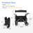 Stroller Wagon For 2 Kids,  Wagon Cart Featuring 2 High Seat With 5-point Harnesses And Adjustable Canopy, Foldable Push-pull Rod Wagon Stroller For Garden, Stroller, Camping, Grocery Cart