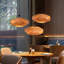Luminaires suspendus lustre en bambou Kandace Farmhouse
