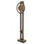 Finnley Grandfather Clock, Charcoal Black
