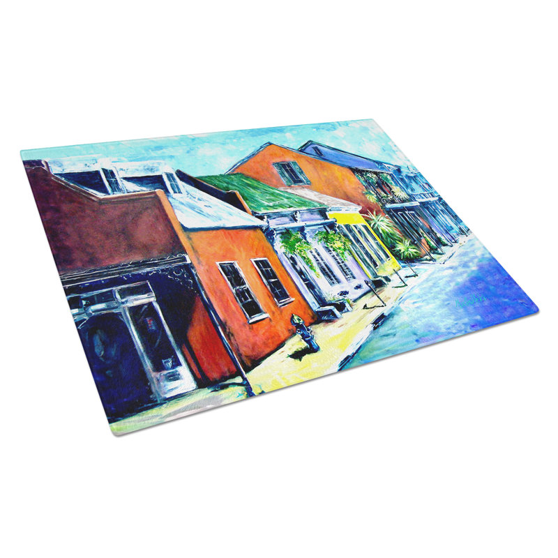 Somewhere Close Glass Cutting Board