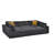 Manmobowlquay Full Compressed Modular Sectional-818579344