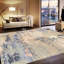 Abstract Area Rug in Beige
