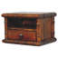 Table de chevet murale en bambou
