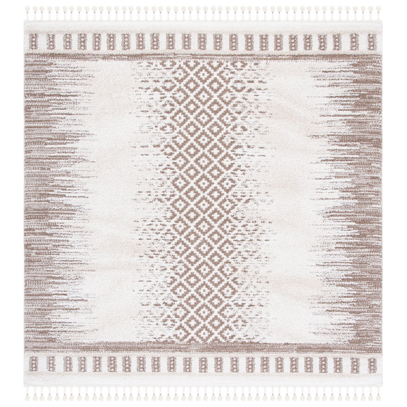 Tapis à poils longs Welton, Carré 6 pi 7 po