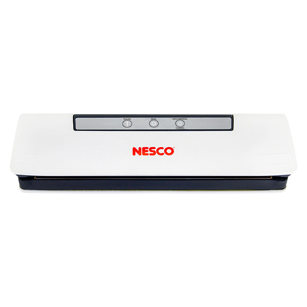 NEW Nesco VACUUM SEALER Classic White Space Saver SIMPLE USE +Includes 10  BAGS