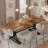 Dining Table, Rectangular, Metal Base, 63 Inch-111236772-124445095