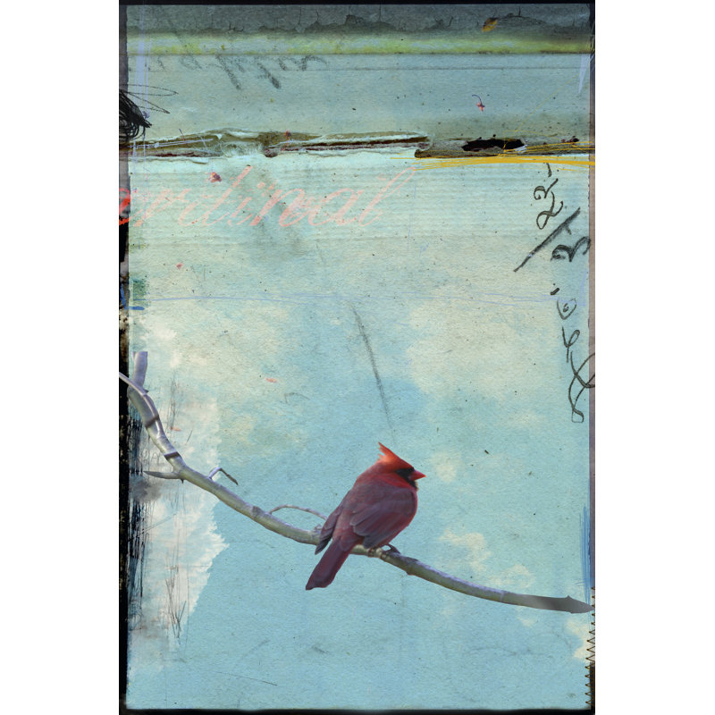Bird Window I by Ingrid Blixt - Wrapped Canvas Print, 30cm H x 20cm W