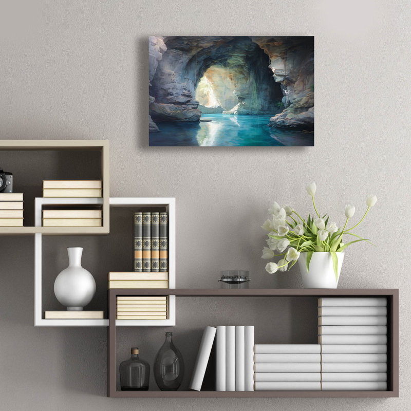 «Cove 2» par r3darch0n, art mural en verre acrylique, H 16 po x l 24 po x P 0,2 po