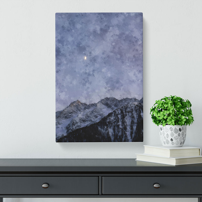 Half A Moon - Wrapped Canvas, 91cm H x 60cm W x 4cm D