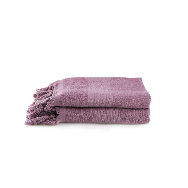 Ensemble de serviettes de bain de qualité supérieure (2 pièces), couleur prune, 19,7 x 35,4 pouces | 100% coton, 9,0 oz / verge carrée | Lavable à la machine à 104 ° F | Doux, absorbant et durable pour un usage quotidien, idéal pour la salle de bain et la salle de sport