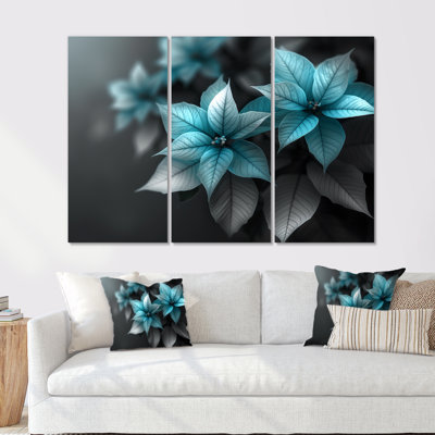 Gassett - Ensemble d'art mural poinsettias