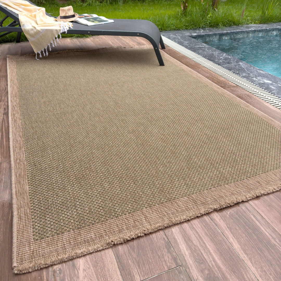 Nature Collection Chequered Area Rug