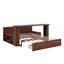 Lit de jour double avec bureau amovible, tiroirs de rangement et table d'appoint hydraulique-1880744140-1880744138