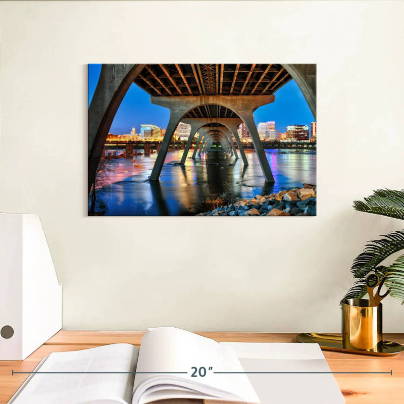 Tergel Beneath Manchester Bridge, 8" H x 12" W