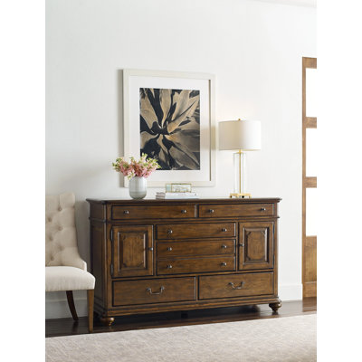 Commode en bois massif 6 tiroirs Skylinn