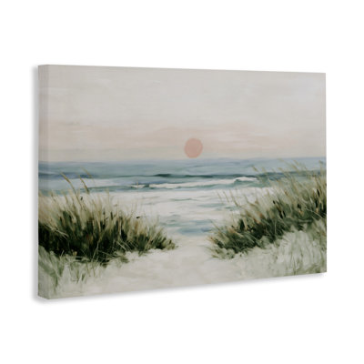 Coastal Dunes with Wild Beach Grass Canvas, design by Chromatic Storm Studio