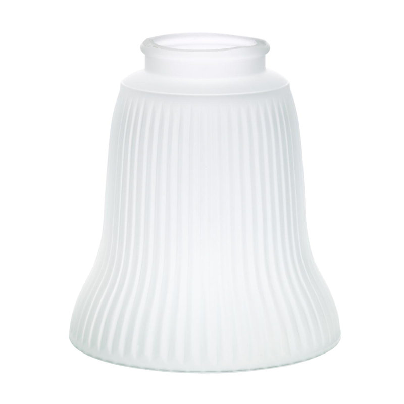 Abat-jour cloche en verre 5 po H, Givré