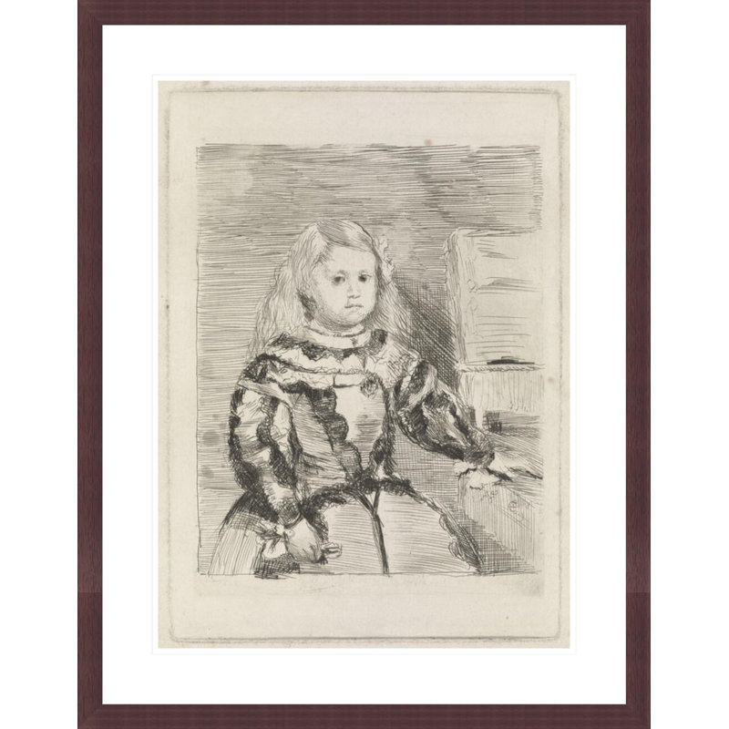 The Infanta Margarita by Edgar Degas -Framed Giclee Print, 29.5" H x 23.21" W