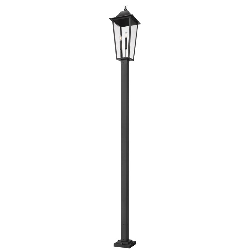 Luminaire d'extérieur 3 lumières Barling, H 124 po x l 12 po x P 12 po