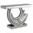14'' Glass Top Console Table
