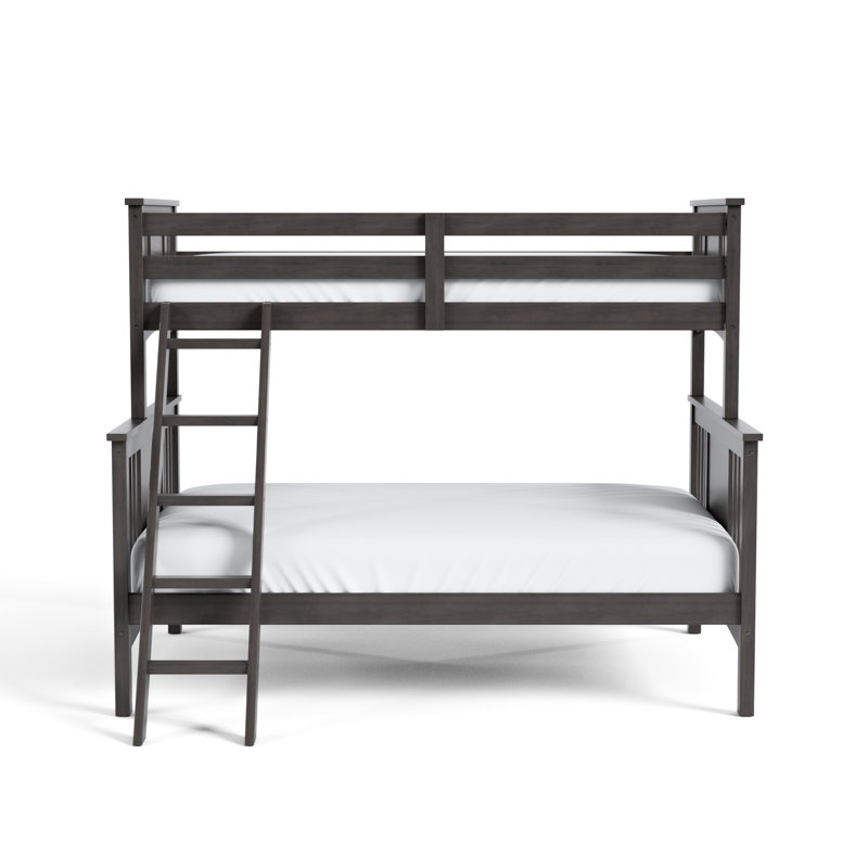 Sinniah Kids Twin Over Full Bunk Bed, Gray