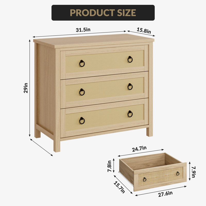 80 cm W Chest of Drawers