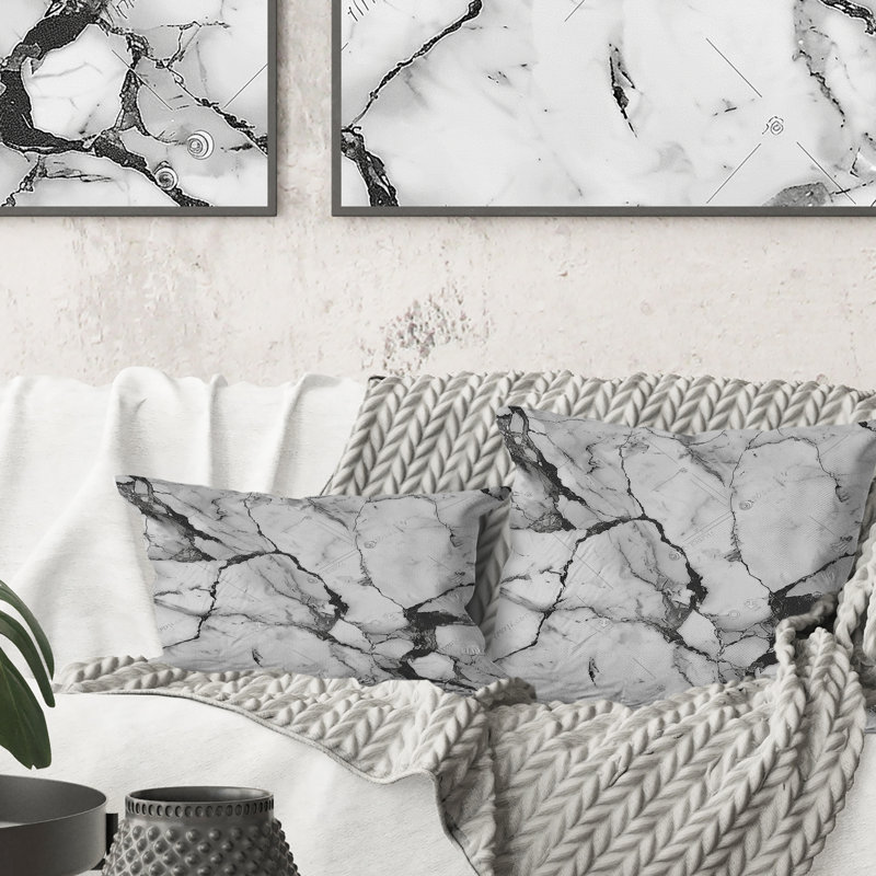 Marble Throw Pillow