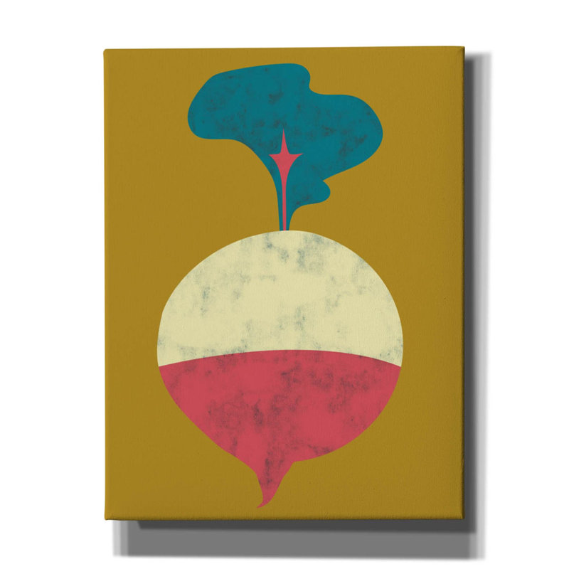  «Veggie Party 8» par Chariklia Zarris, art mural sur toile, 26 po x 34 po, H 34 po x l 26 po