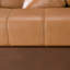 Fauteuil inclinable électrique en cuir brun Sandstone